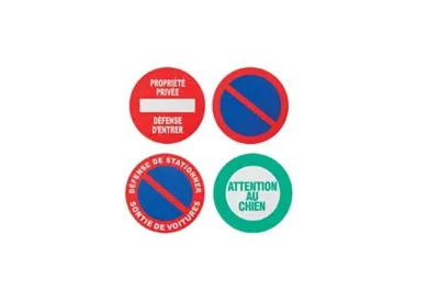 Znaki PCV Z Naklejką